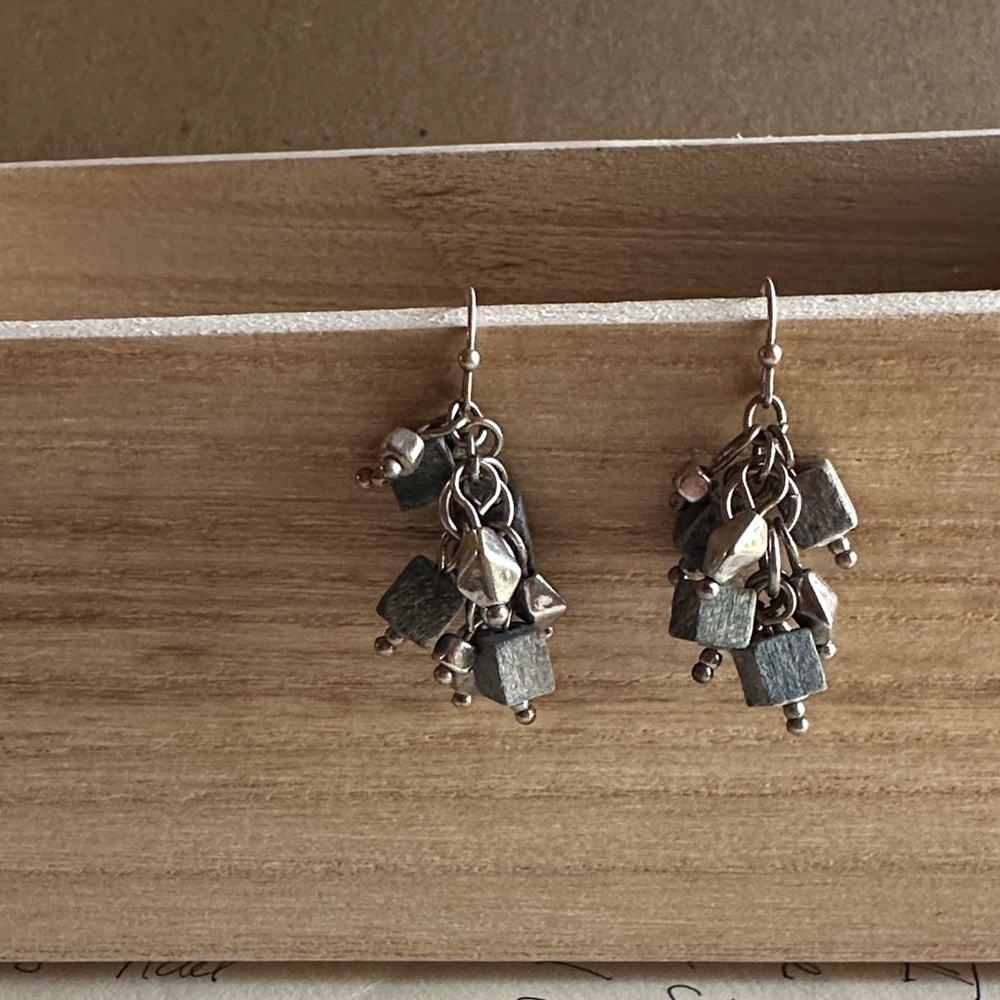 Bohemian Silver Dangle Earrings